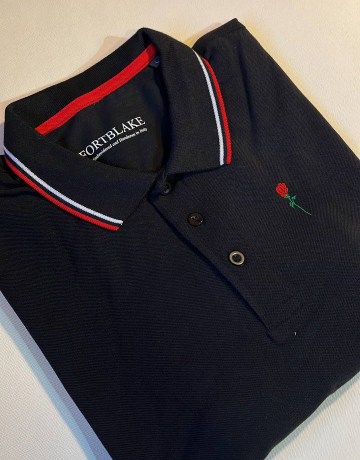 FORTBLAKE NAVY/RED/WHITE POLOSHIRT