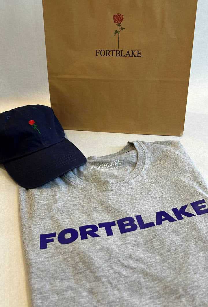 FORTBLAKE DERBY SPORTGREY/NAVY T-SHIRT