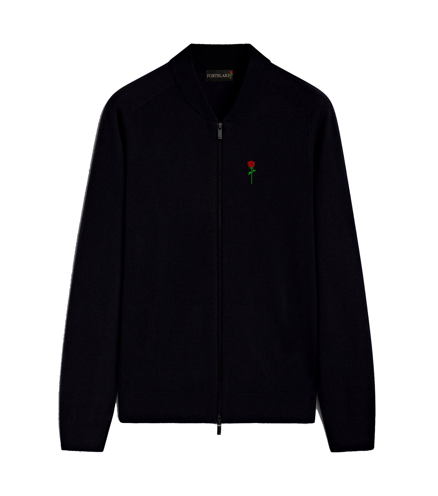 FORTBLAKE CLASSIC BLACK CARDIGAN KNITWEAR