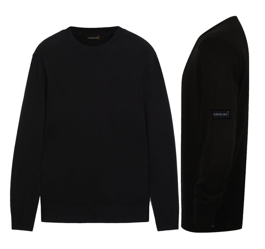 FORTBLAKE FLAG BLACK KNITWEAR