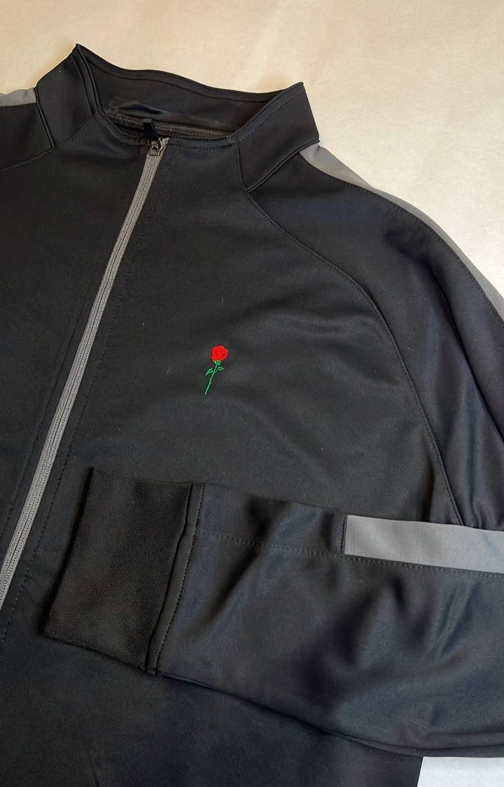 FORTBLAKE BLACK/GREY TRACK JACKET