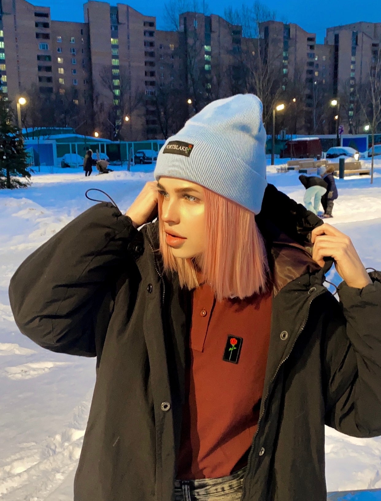 FORTBLAKE FLAG SKY BEANIE