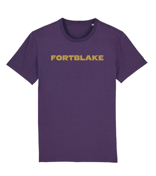 FORTBLAKE DERBY PURPLE/GOLD T-SHIRT