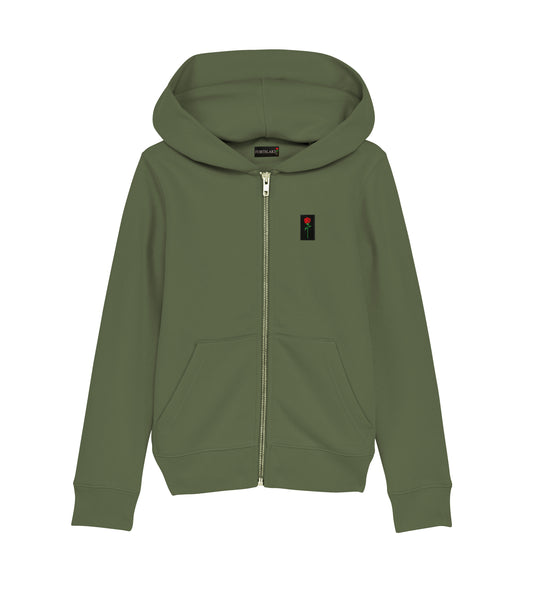 FORTBLAKE WOMAN ARTIC ARMY ZIP HOODIE