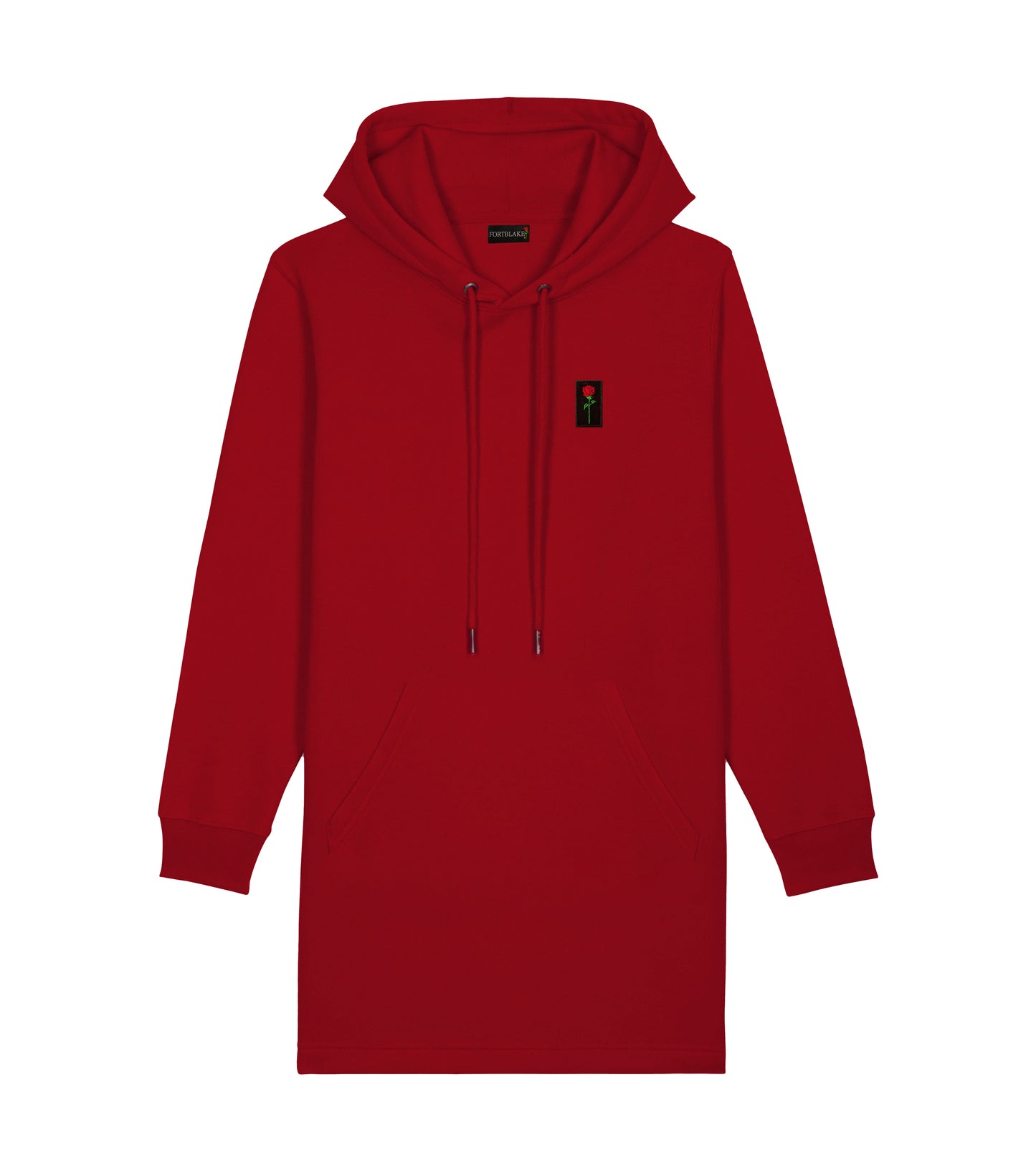 FORTBLAKE WOMAN ARTIC RED HOODIE-DRESS