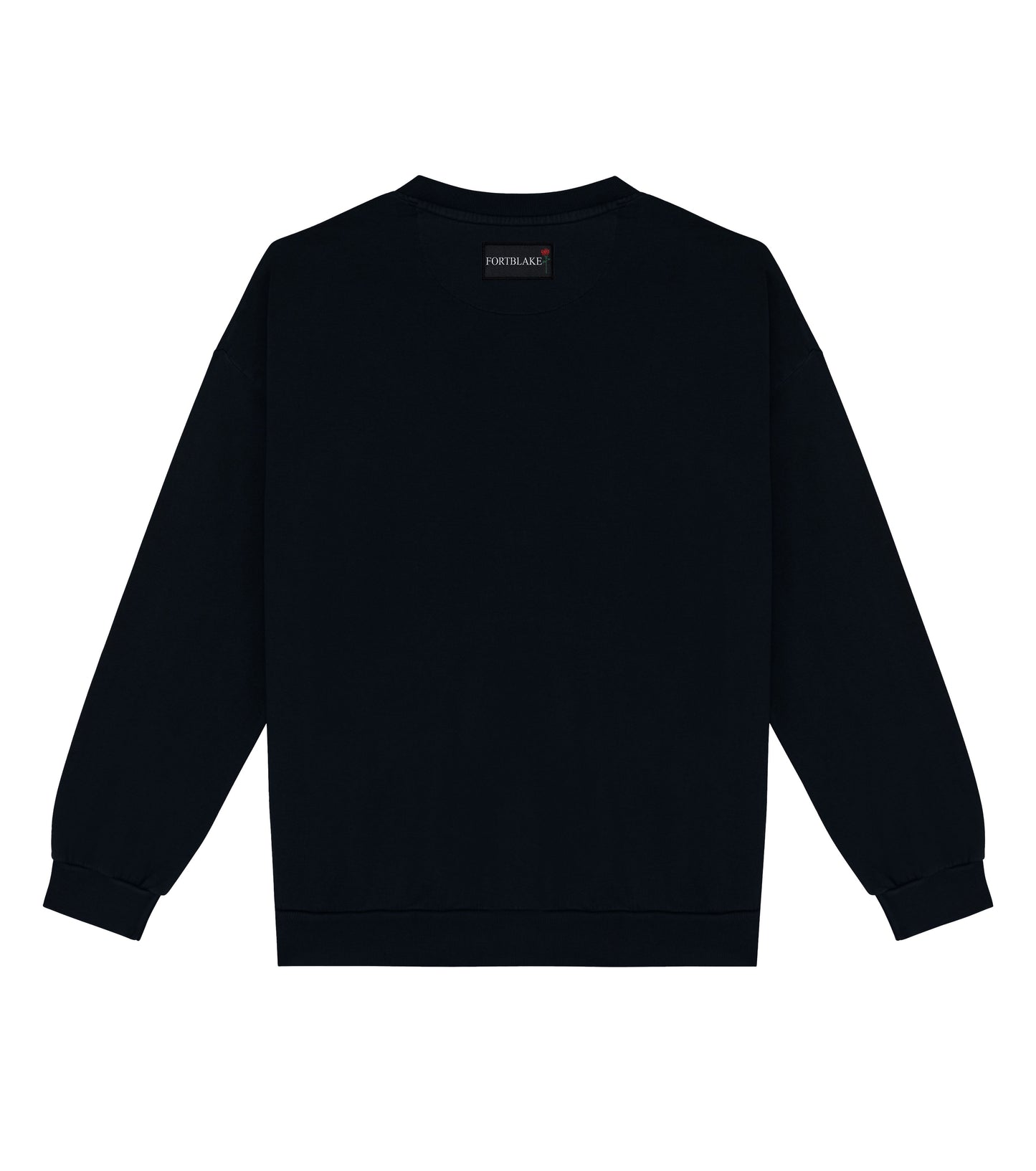 FORTBLAKE OVERSIZE BLACK SWEATSHIRT