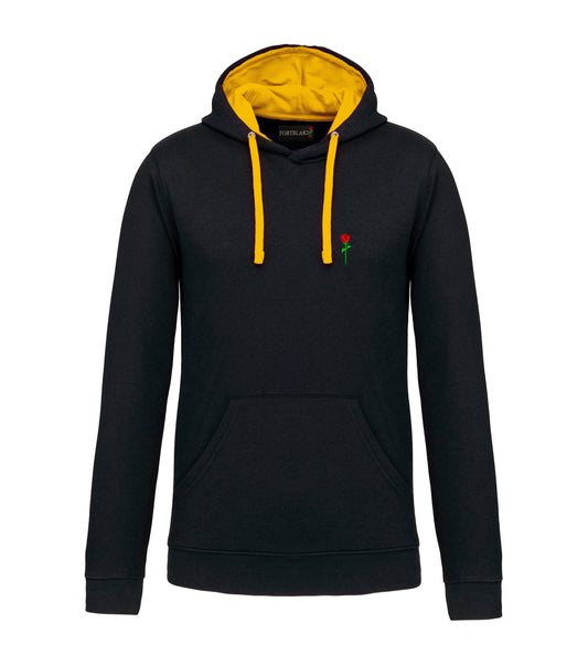 FORTBLAKE CLASSIC BLACK/YELLOW BICOLOR HOODIE