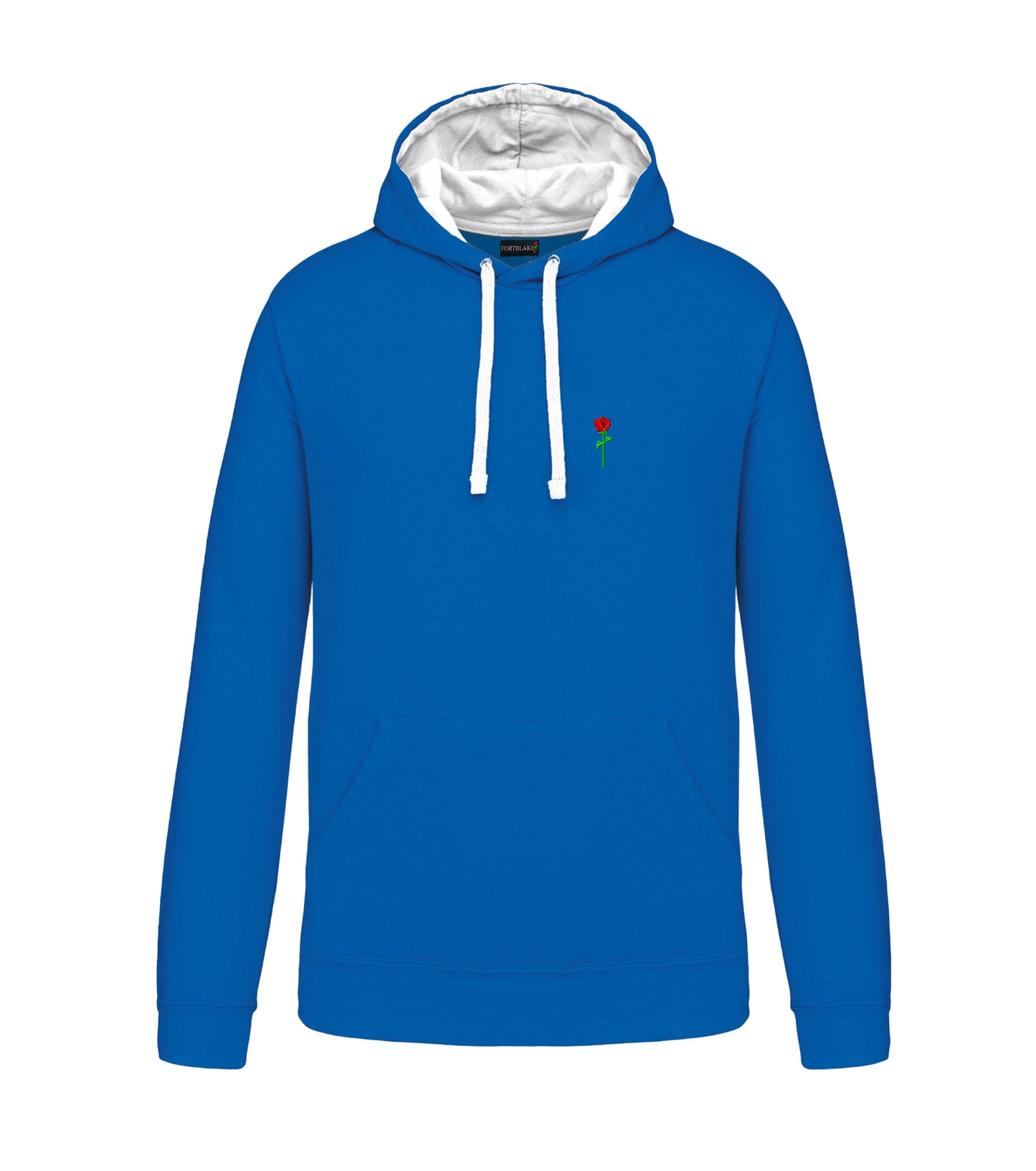 FORTBLAKE CLASSIC BLUE/WHITE BICOLOR HOODIE