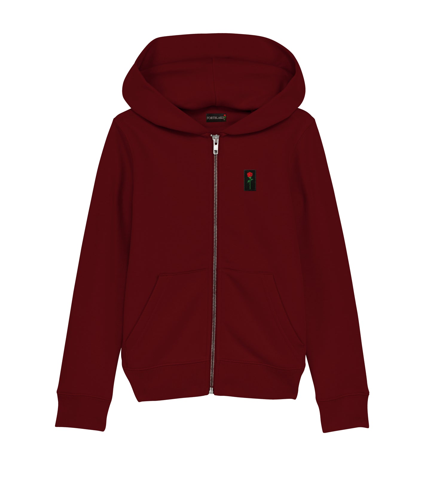 FORTBLAKE WOMAN ARTIC BORDEAUX ZIP HOODIE