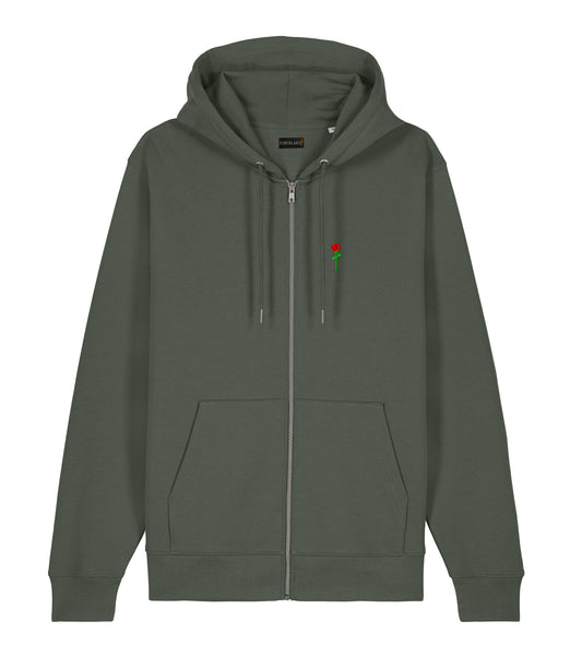 FORTBLAKE CLASSIC ARMY ZIP HOODIE