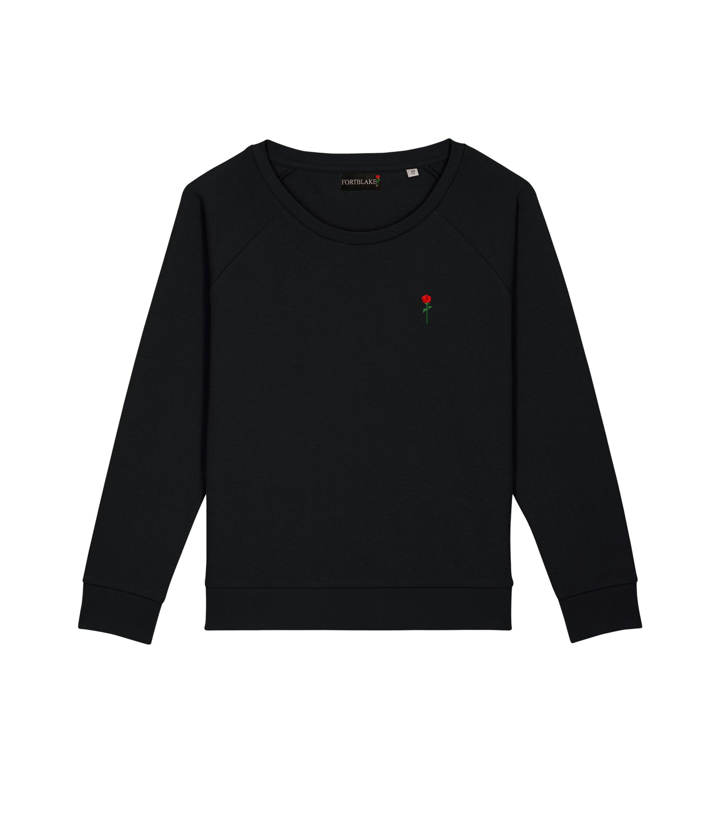 FORTBLAKE WOMAN CLASSIC BLACK SWEATSHIRT