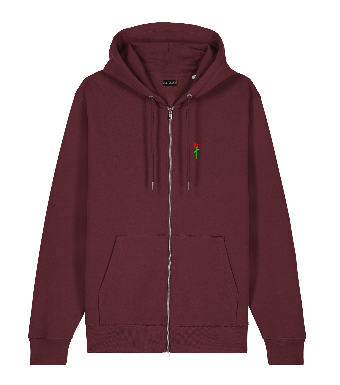 FORTBLAKE CLASSIC BORDEAUX ZIP HOODIE