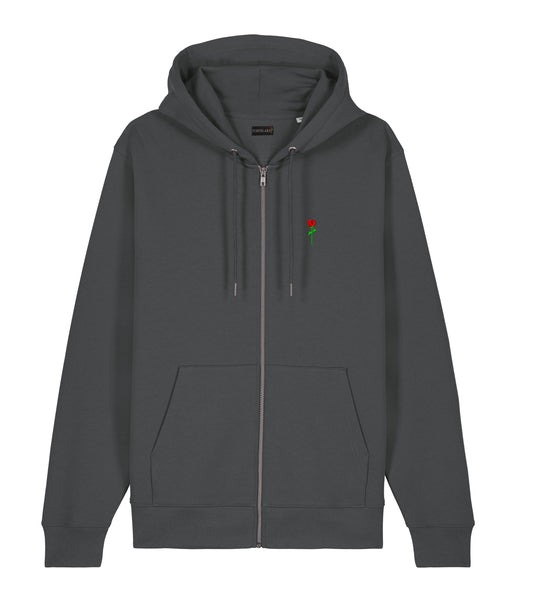 FORTBLAKE CLASSIC DARKGREY ZIP HOODIE