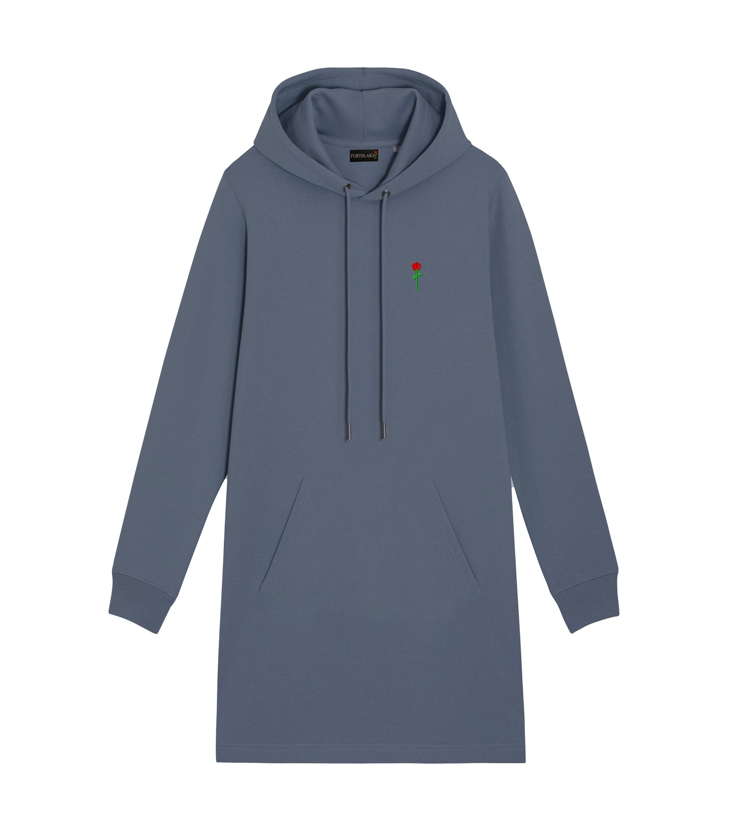 FORTBLAKE WOMAN CLASSIC GREY HOODIE-DRESS