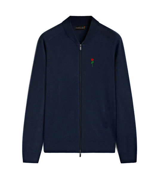 FORTBLAKE CLASSIC NAVY CARDIGAN KNITWEAR