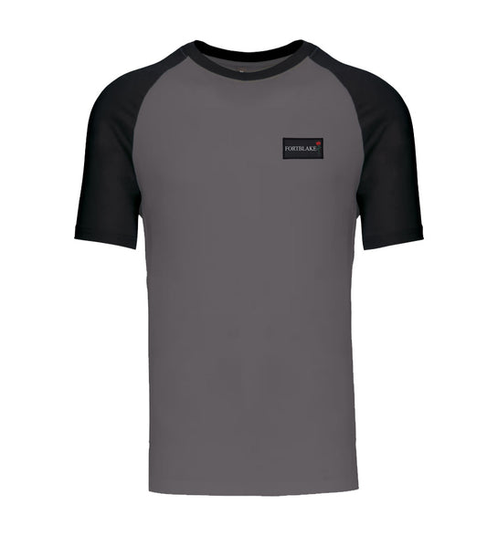 FORTBLAKE DARKGREY/BLACK BICOLOR T-SHIRT