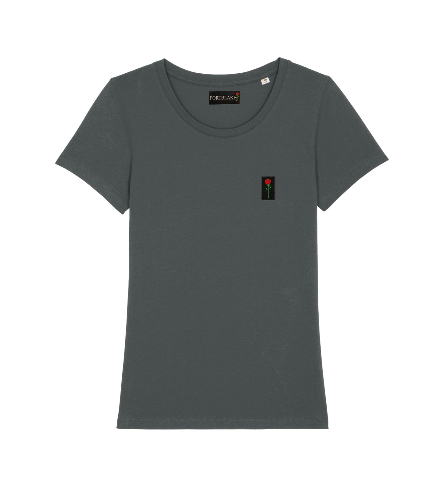 FORTBLAKE WOMAN WAVE DARK GREY T-SHIRT