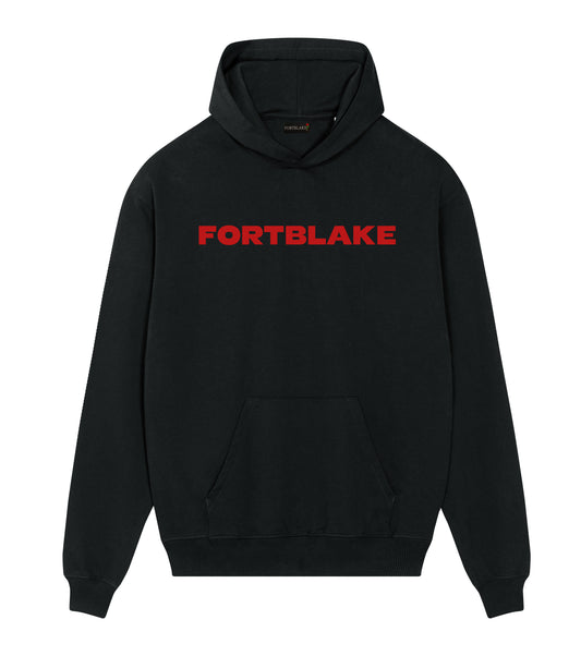 FORTBLAKE DERBY BLACK/RED HOODIE