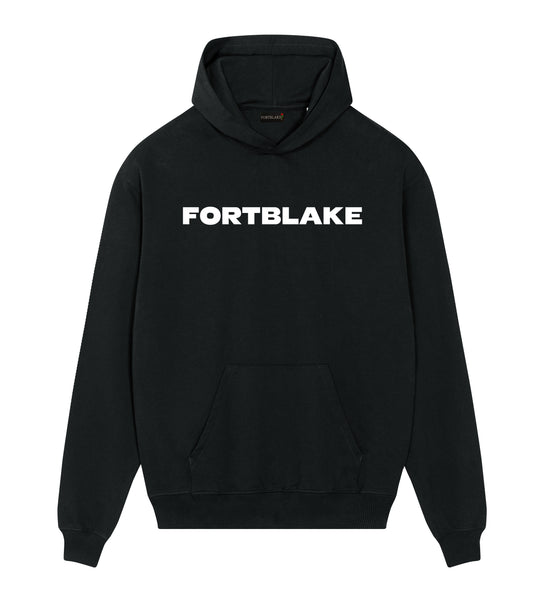 FORTBLAKE DERBY BLACK/WHITE HOODIE