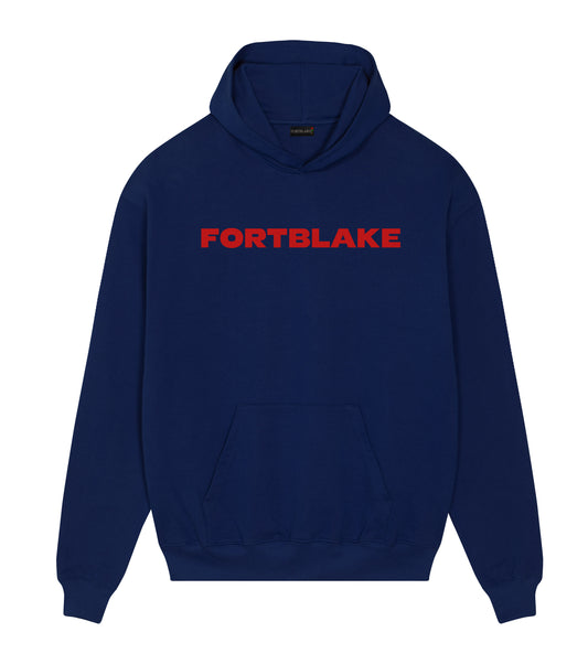 FORTBLAKE DERBY NAVY/RED HOODIE