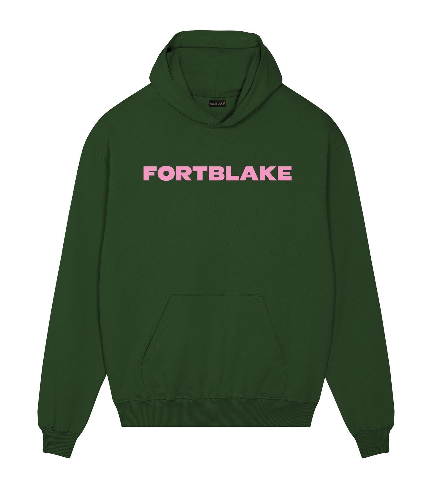 FORTBLAKE DERBY GREEN/PINK HOODIE