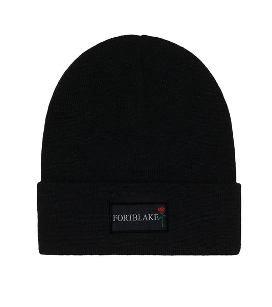 FORTBLAKE FLAG BLACK BEANIE