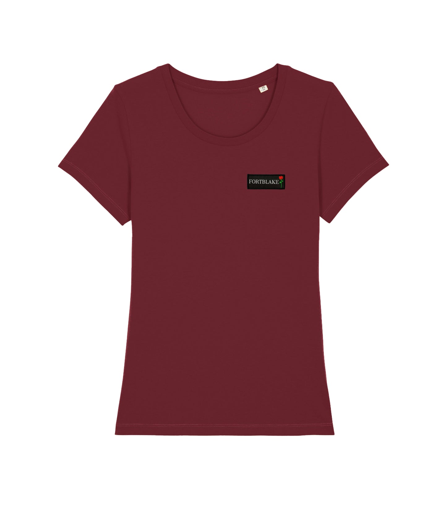 FORTBLAKE WOMAN FLAG BORDEAUX T-SHIRT