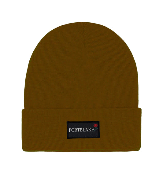 FORTBLAKE FLAG CARAMEL BEANIE