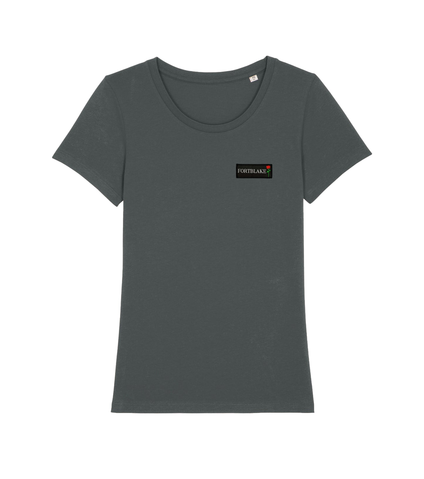 FORTBLAKE WOMAN FLAG DARK GREY T-SHIRT