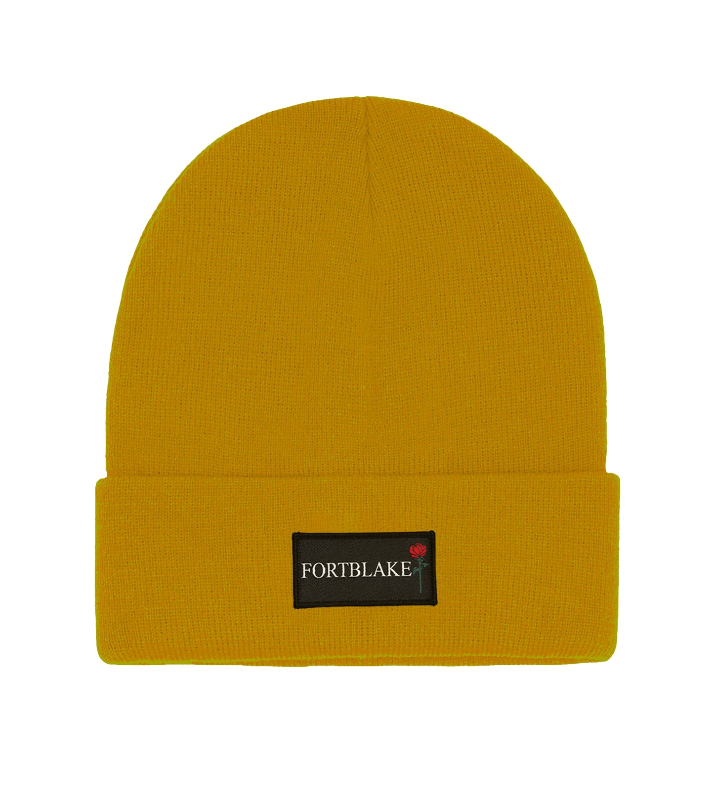 FORTBLAKE FLAG MUSTARD BEANIE