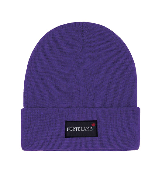 FORTBLAKE FLAG PURPLE BEANIE