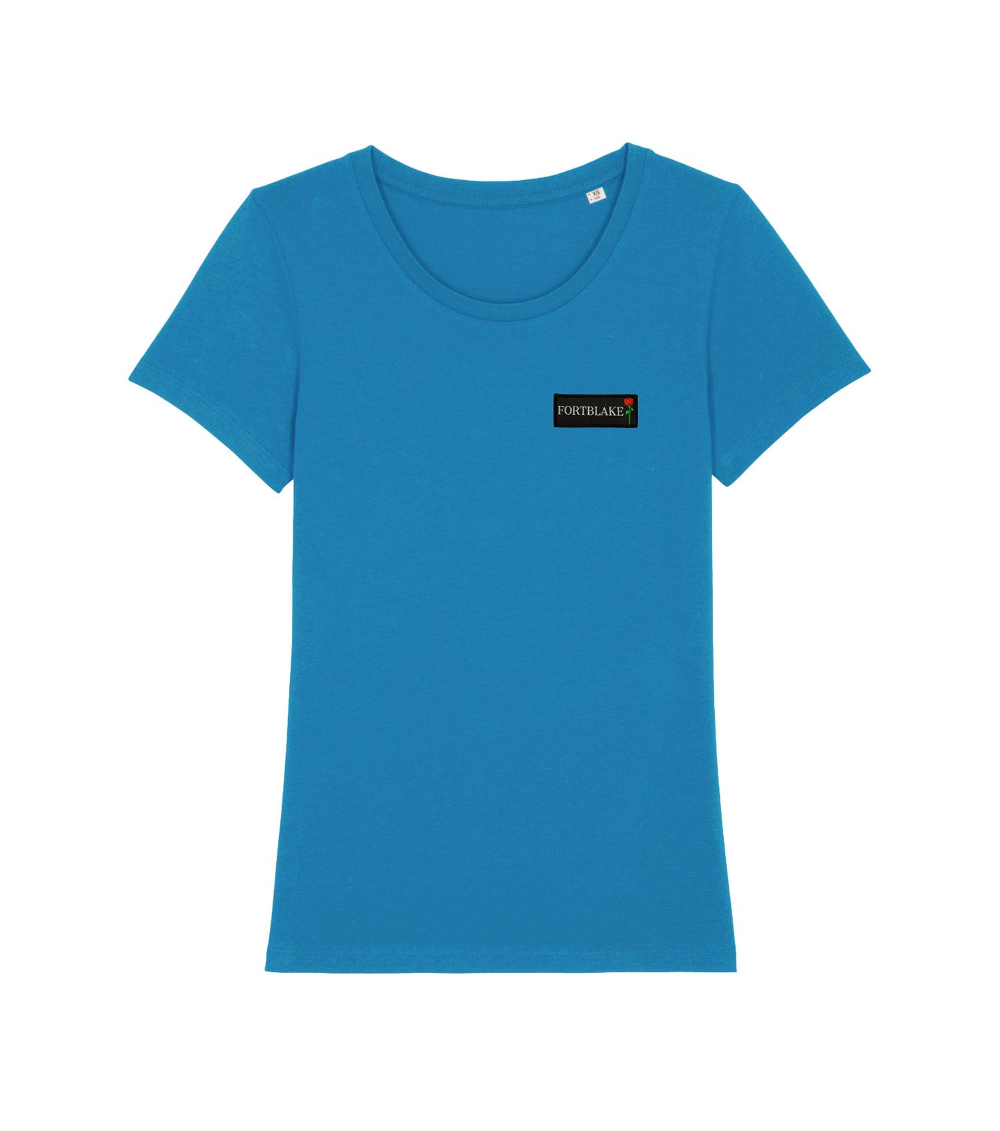 FORTBLAKE WOMAN FLAG TURQUOISE T-SHIRT