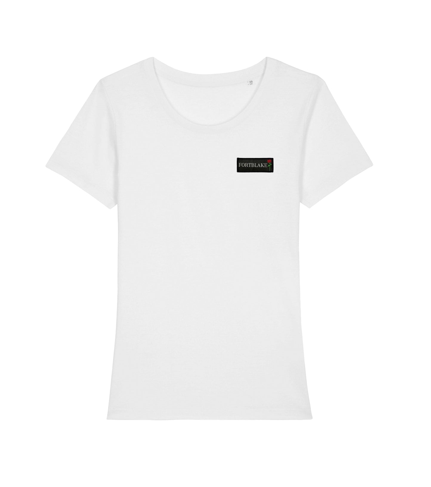 FORTBLAKE WOMAN FLAG WHITE T-SHIRT