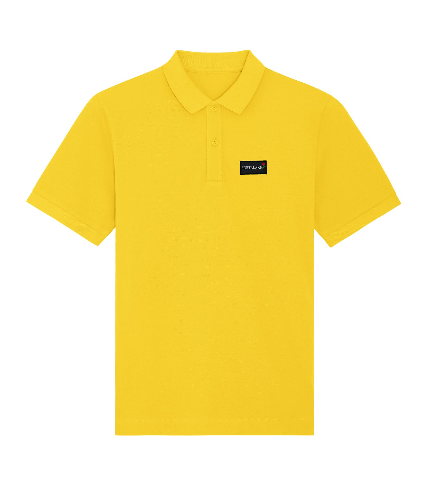 FORTBLAKE FLAG YELLOW POLOSHIRT