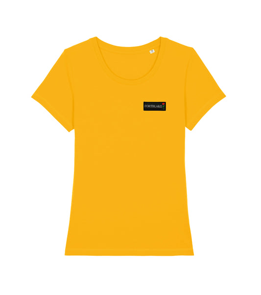 FORTBLAKE WOMAN FLAG YELLOW T-SHIRT