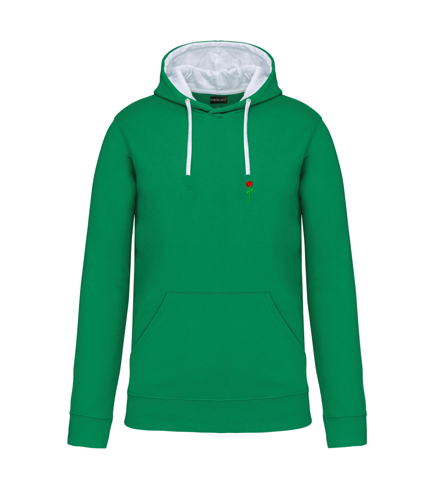 FORTBLAKE CLASSIC GREEN/WHITE BICOLOR HOODIE