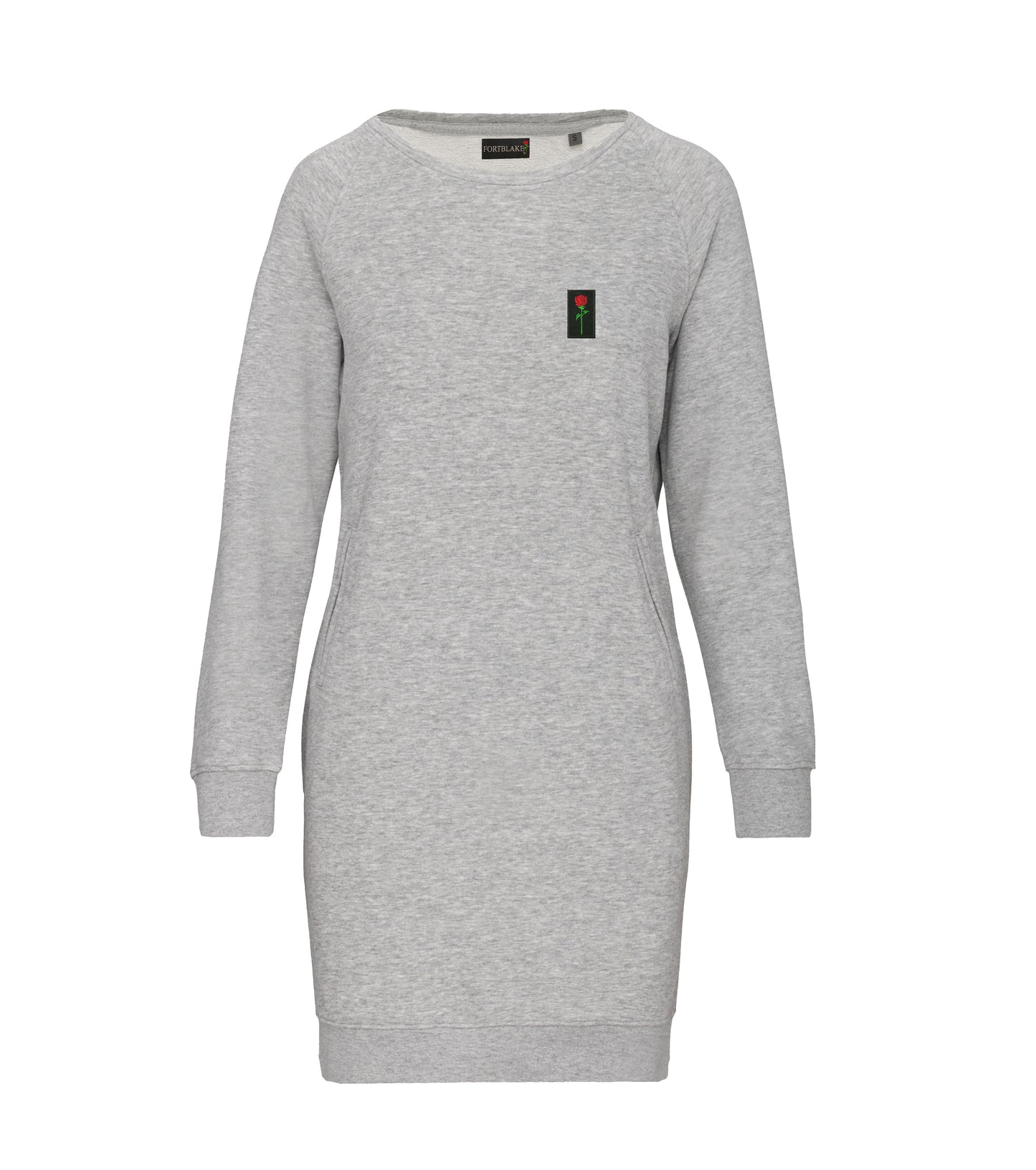 FORTBLAKE WOMAN ARTIC SPORTGREY SWEAT-DRESS