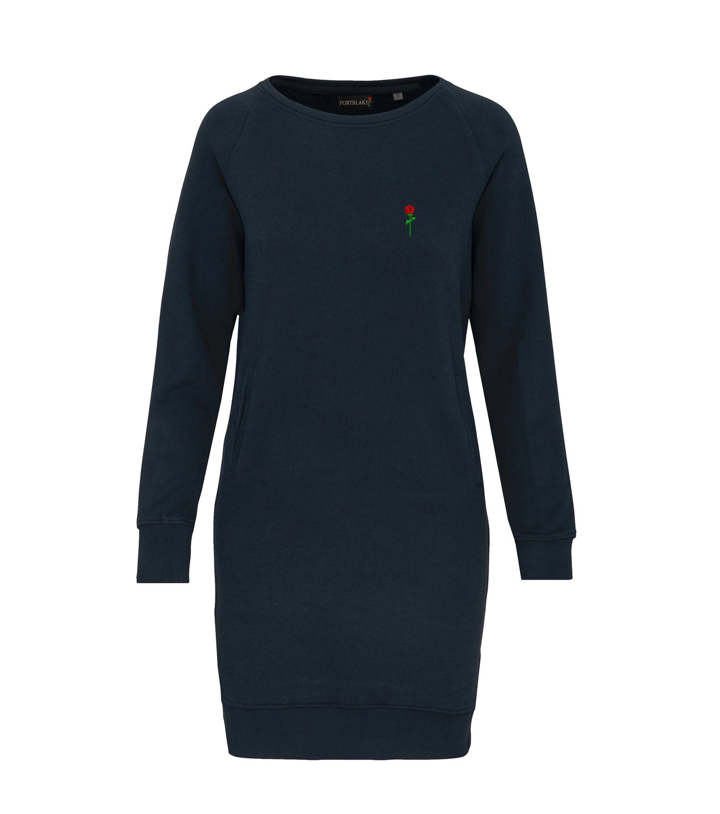 FORTBLAKE WOMAN CLASSIC NAVY SWEAT-DRESS