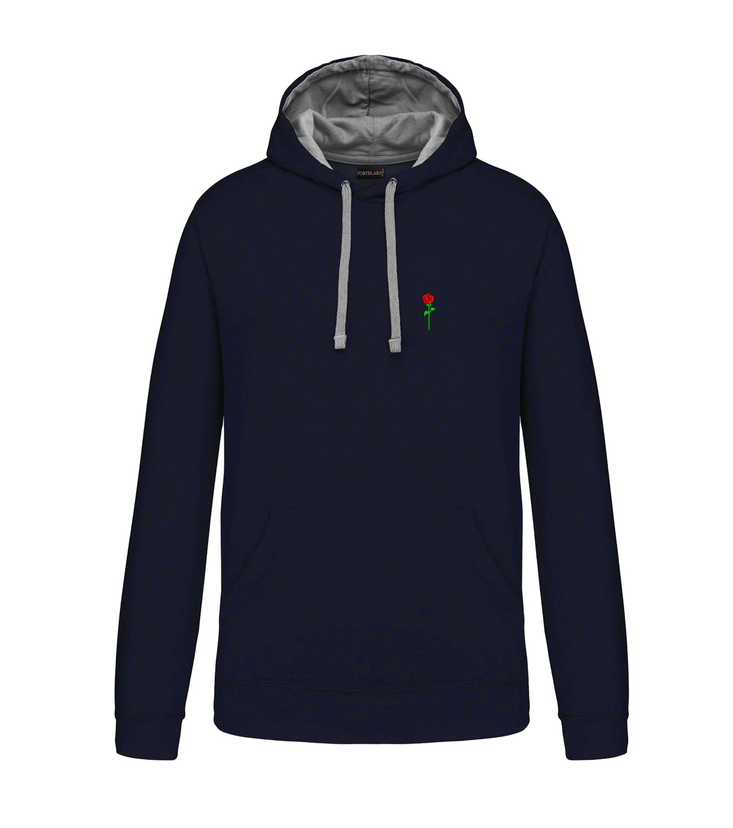 FORTBLAKE CLASSIC NAVY/GREYBICOLOR HOODIE