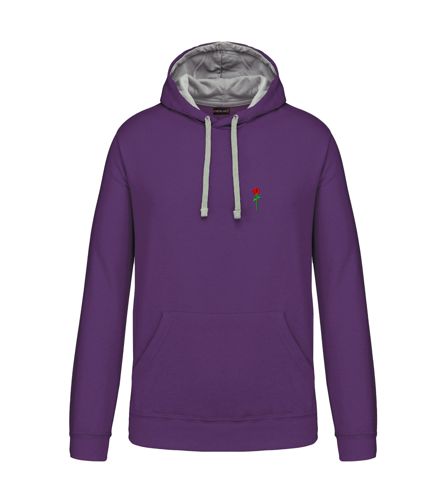 FORTBLAKE CLASSIC PURPLE/GREY BICOLOR HOODIE