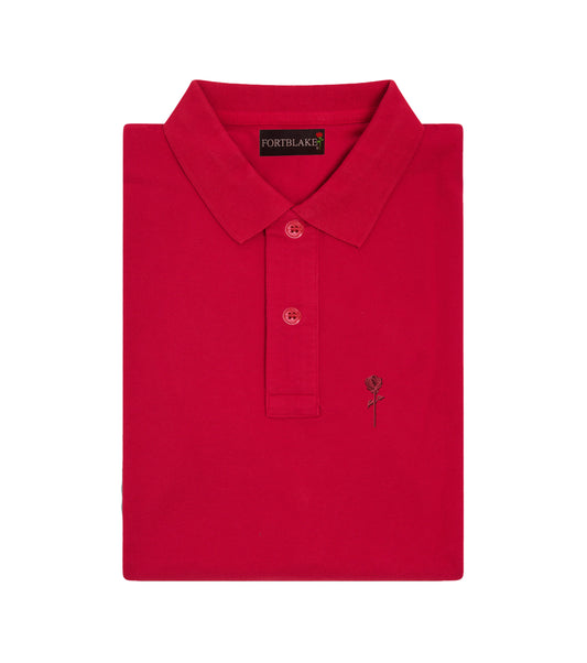 FORTBLAKE SHADOW RED POLOSHIRT