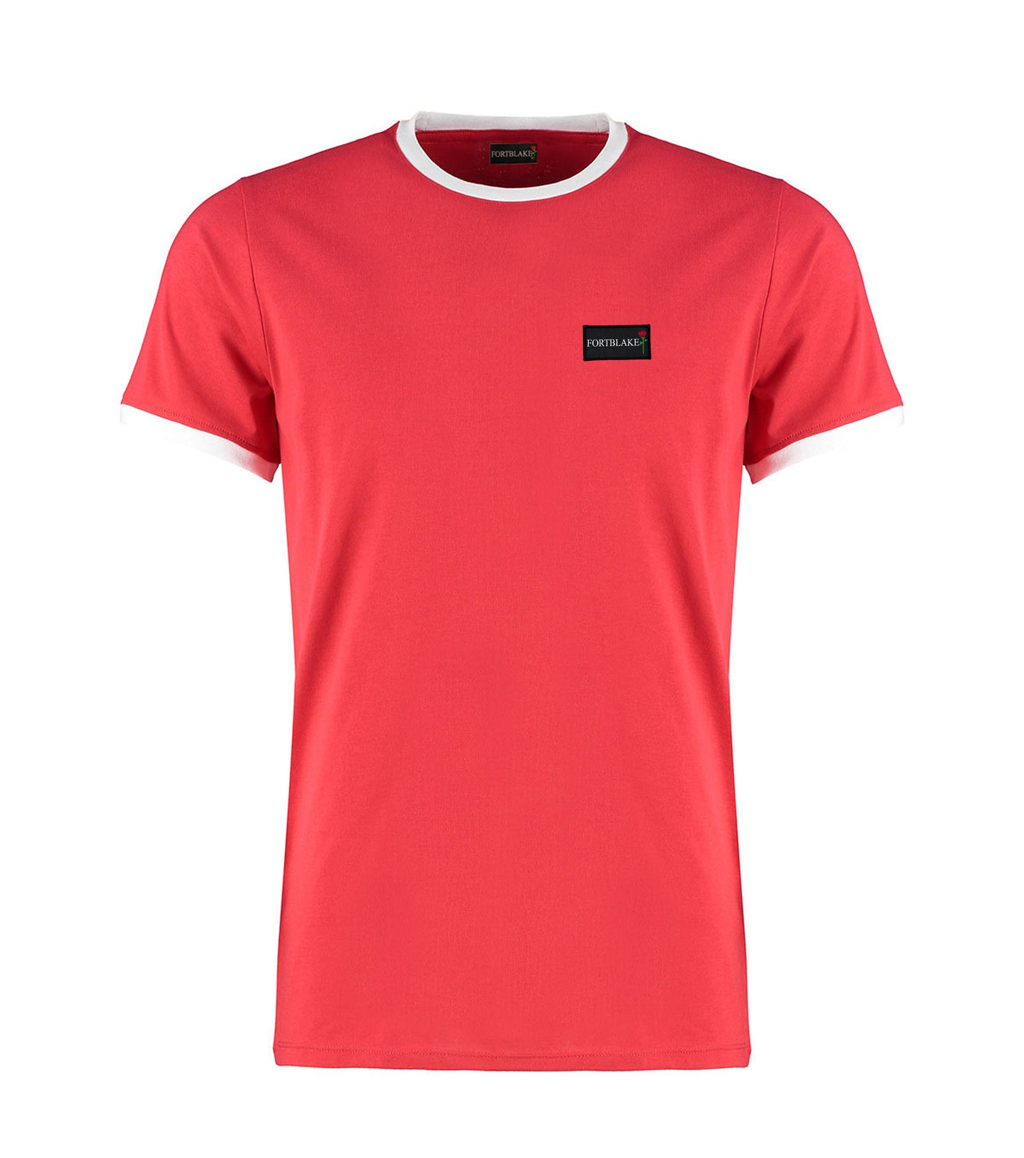 FORTBLAKE LIGHTRED/WHITE RING T-SHIRT