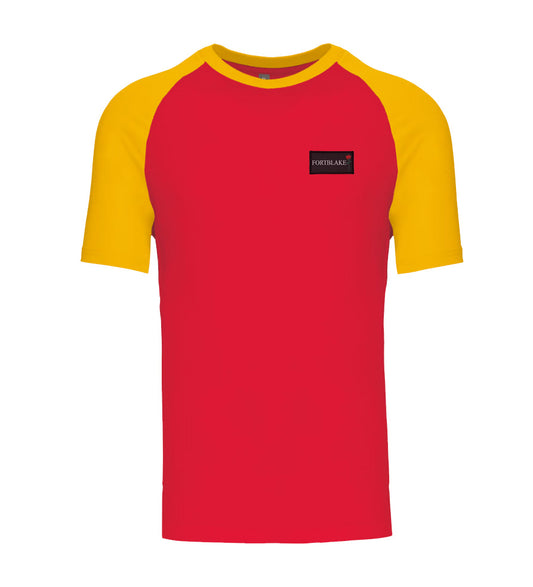 FORTBLAKE RED/YELLOW BICOLOR T-SHIRT