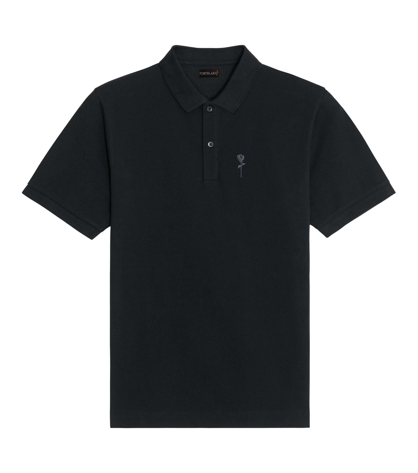 FORTBLAKE SHADOW BLACK POLOSHIRT