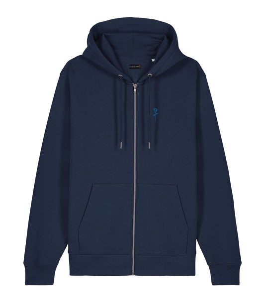 FORTBLAKE SHADOW NAVY ZIP HOODIE