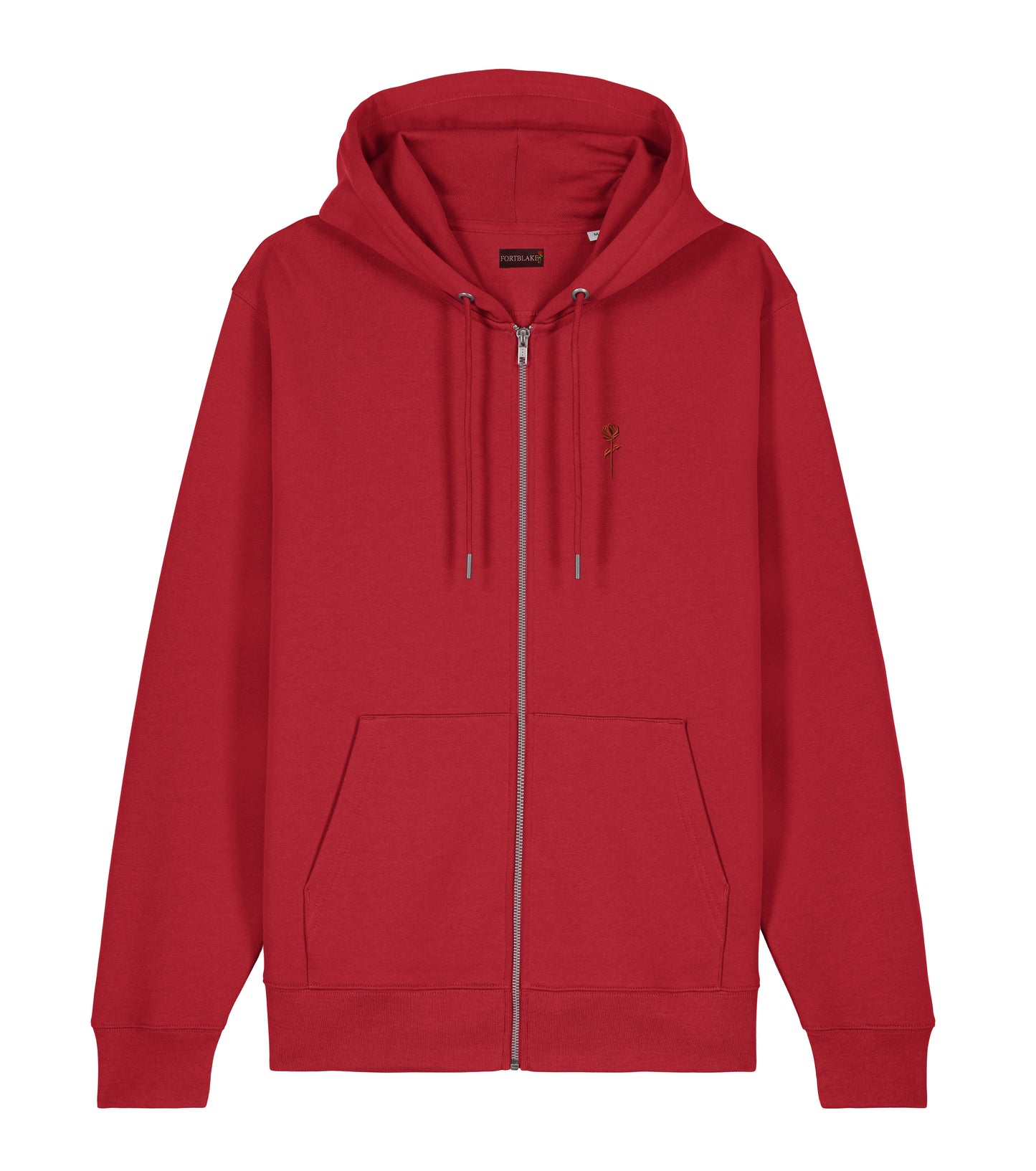 FORTBLAKE SHADOW RED ZIP HOODIE