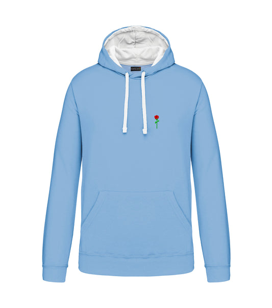 FORTBLAKE CLASSIC SKY/WHITE BICOLOR HOODIE