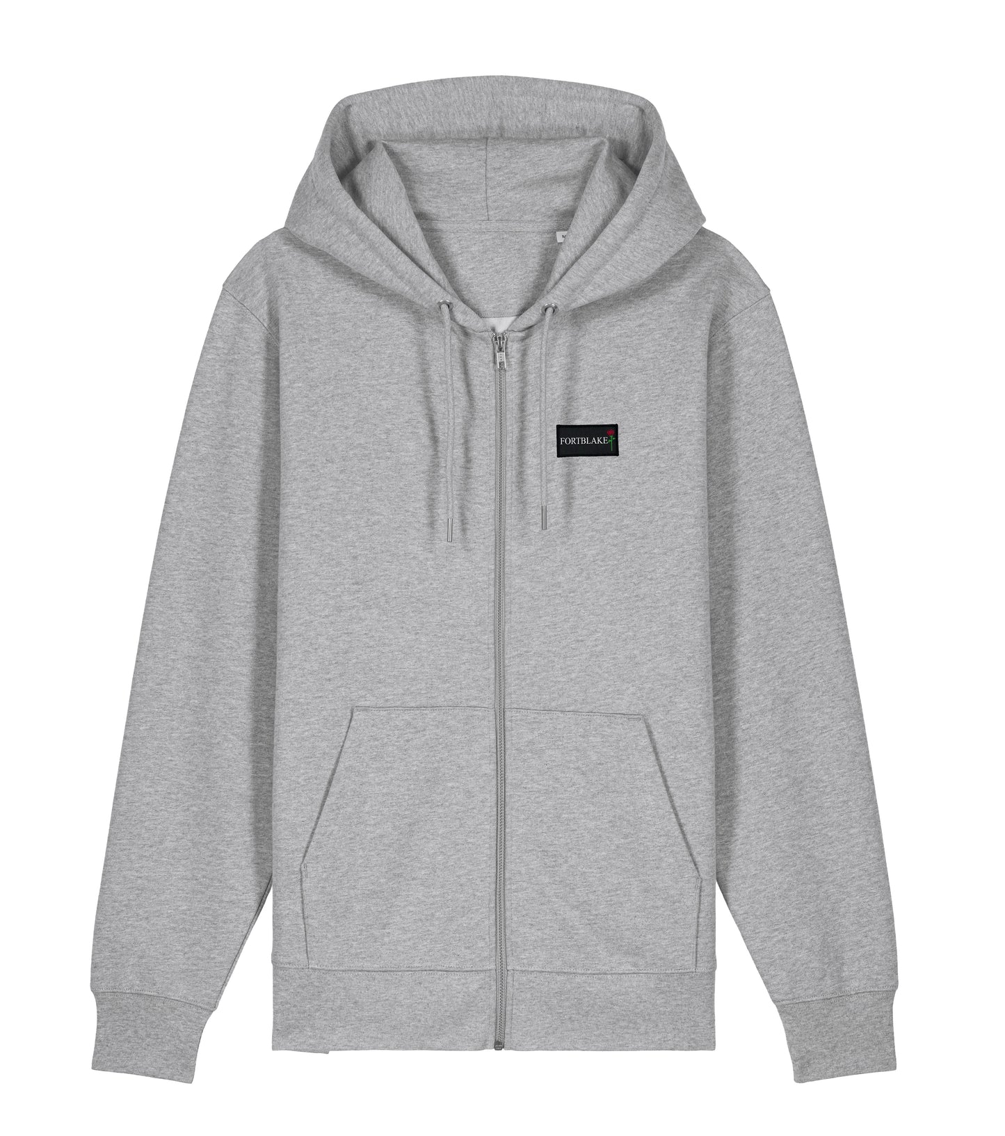 FORTBLAKE FLAG SPORTGREY ZIP HOODIE