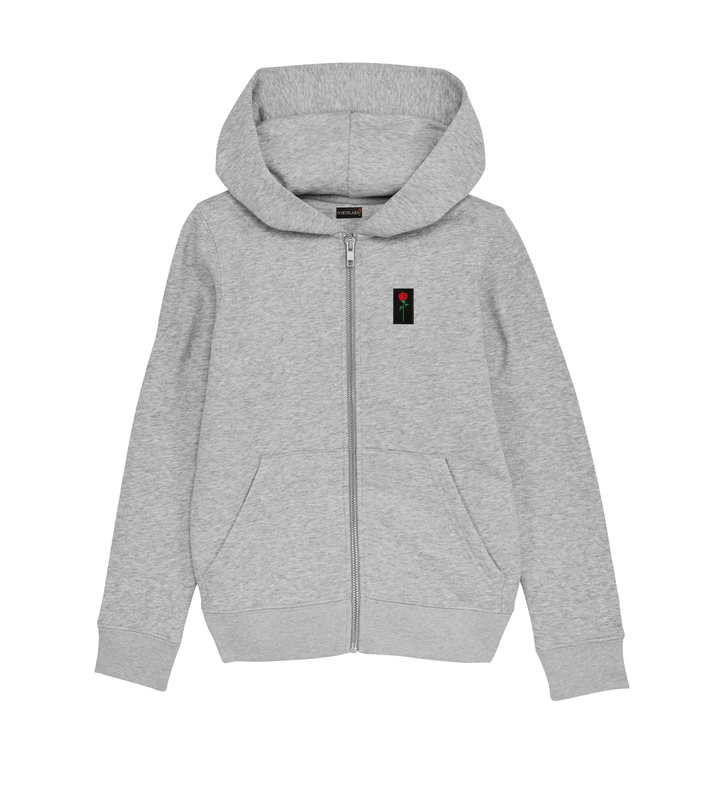 FORTBLAKE WOMAN ARTIC SPORTGREY ZIP HOODIE