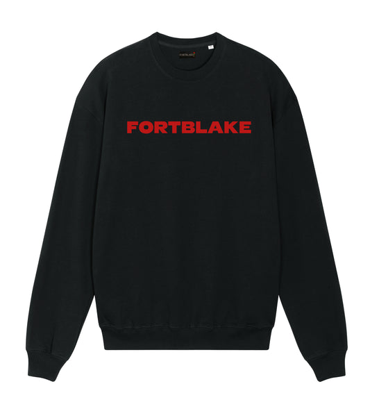 FORTBLAKE DERBY BLACK/RED SWEATSHIRT